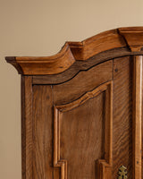 Dutch Oak Two Door Cabinet w/ Drawers, 1930's