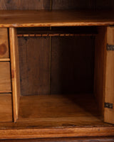 Dutch Oak Two Door Cabinet w/ Drawers, 1930's