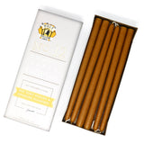 12" Hand Dipped Tapers: Chestnut Brown - Lone Fox