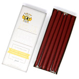 12" Hand Dipped Tapers: Chestnut Brown - Lone Fox