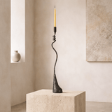 1/2” Loopy Iron Candlestick - Lone Fox