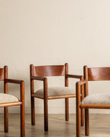 Set of 4 Acorn Chairs by Massimo Vignelli for Sunar, 1960's