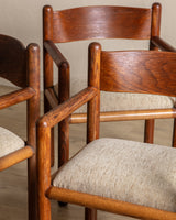 Set of 4 Acorn Chairs by Massimo Vignelli for Sunar, 1960's