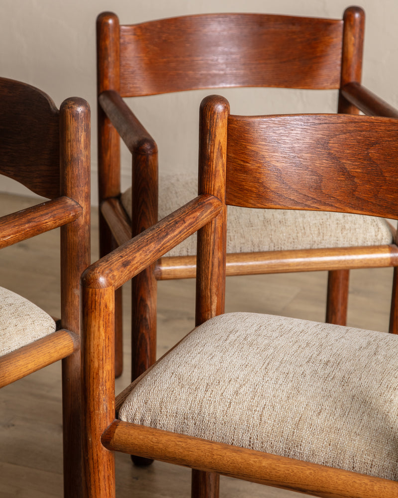 Set of 4 Acorn Chairs by Massimo Vignelli for Sunar, 1960's