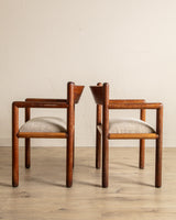 Set of 4 Acorn Chairs by Massimo Vignelli for Sunar, 1960's