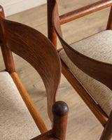 Set of 4 Acorn Chairs by Massimo Vignelli for Sunar, 1960's
