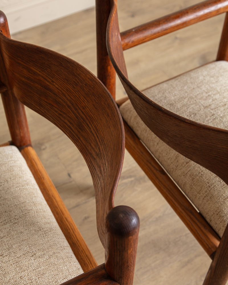 Set of 4 Acorn Chairs by Massimo Vignelli for Sunar, 1960's