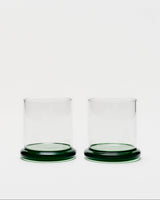 Fritter Tumbler Set, Green (Set of 2)