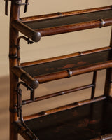 Chinese Bamboo Hall Table, 19th Century