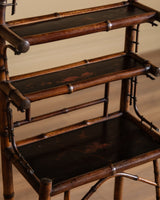 Chinese Bamboo Hall Table, 19th Century