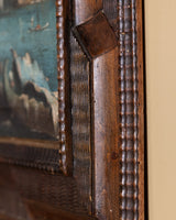 18th Century Ventian Lagoon Oil Painting in Dutch Ripple Frame, Italy - Lone Fox