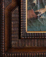 18th Century Ventian Lagoon Oil Painting in Dutch Ripple Frame, Italy - Lone Fox