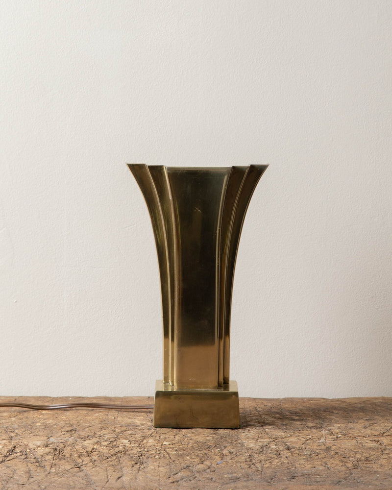 1960's Brass Art Deco Dimmable Desk Lamp - Lone Fox