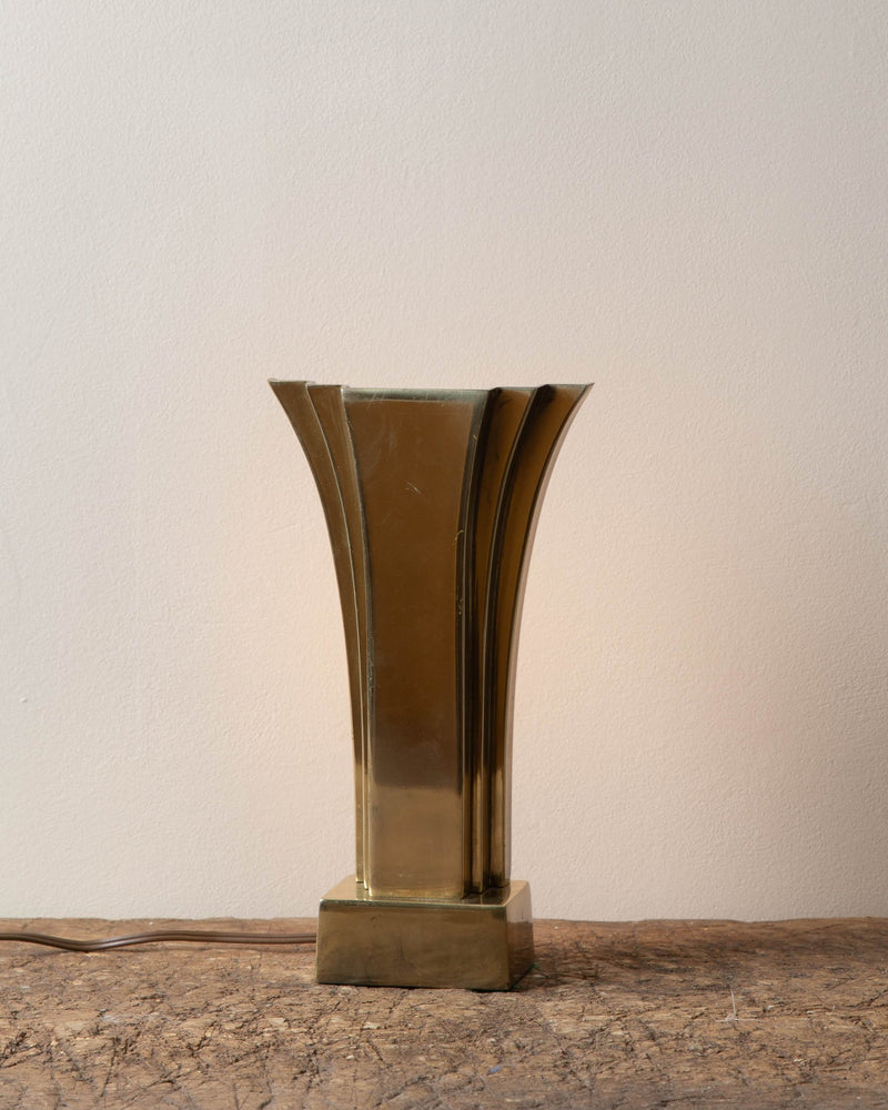 1960's Brass Art Deco Dimmable Desk Lamp - Lone Fox