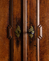 19th Century Danish Oak 2 Piece Secretary Cabinet - Lone Fox