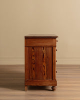 19th Century Four Drawer Pitch Pine Dresser, France - Lone Fox