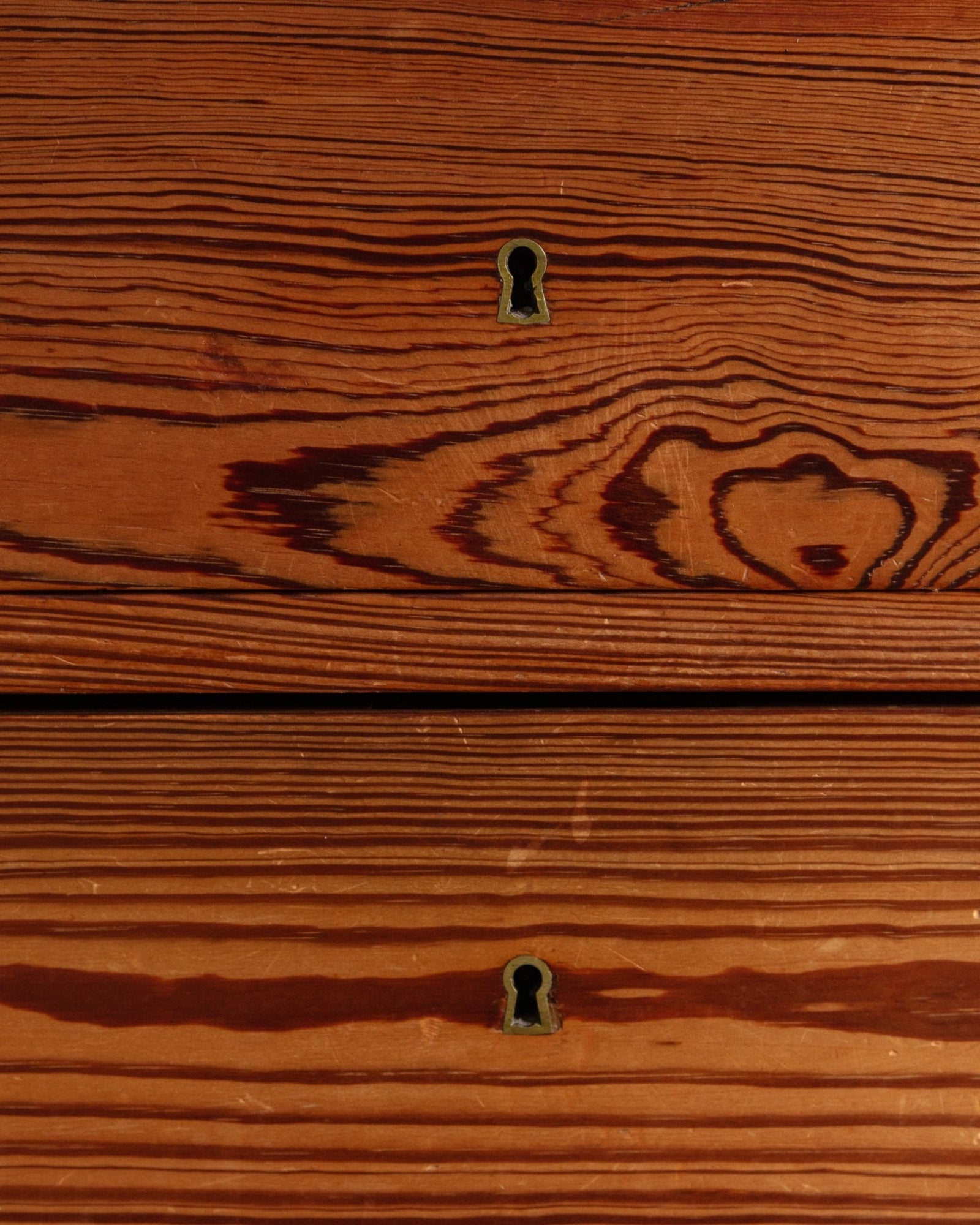19th Century Four Drawer Pitch Pine Dresser, France – Lone Fox