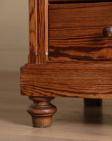 19th Century Four Drawer Pitch Pine Dresser, France - Lone Fox