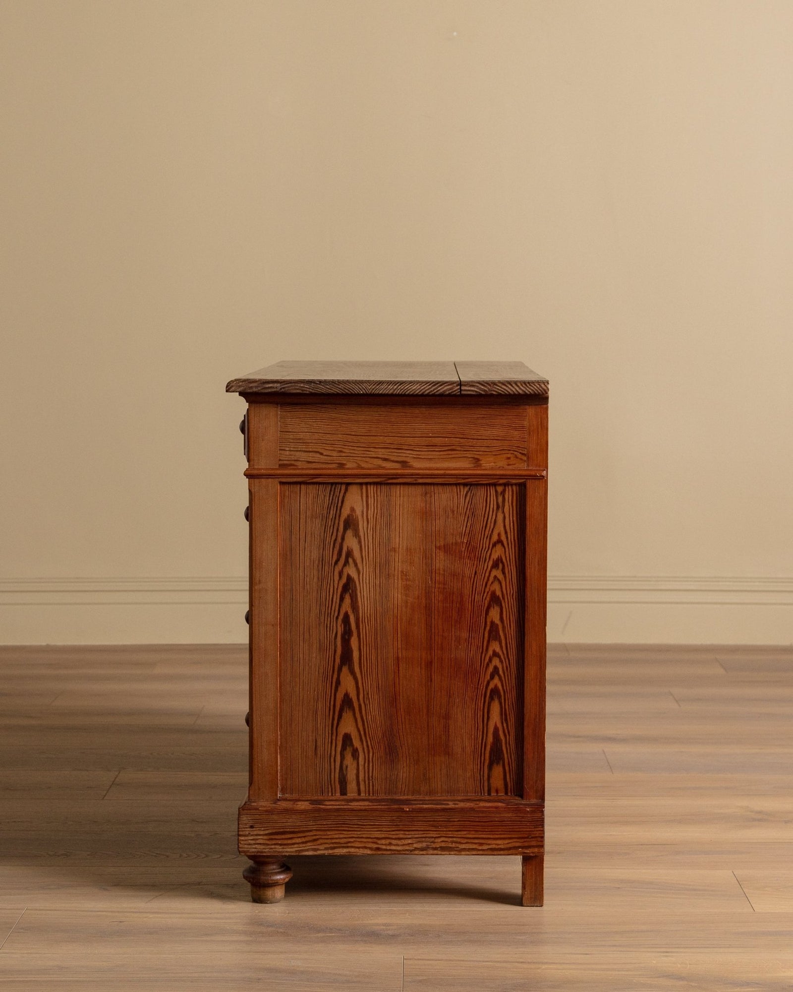 19th Century Four Drawer Pitch Pine Dresser, France – Lone Fox
