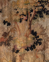 19th Century French Aubusson Style Verdure Woven Tapestry - Lone Fox
