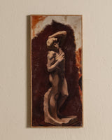 19th Century French Nude Sculpture Oil Painting, France, 1850's - Lone Fox