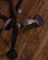 19th Century French Wrought Iron Seven-Arm Candelabra - Lone Fox