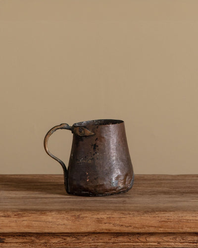 19th Century Hammered Copper Jug - Lone Fox