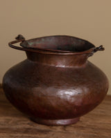 19th Century Hammered Copper Pot w/ Handle - Lone Fox