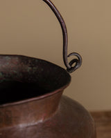 19th Century Hammered Copper Pot w/ Handle - Lone Fox