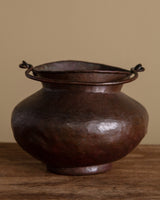 19th Century Hammered Copper Pot w/ Handle - Lone Fox