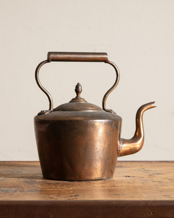 19th Century Hand Forged Copper Teapot - Lone Fox