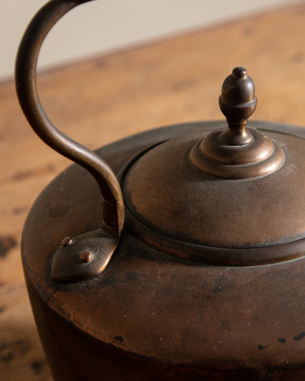 19th Century Hand Forged Copper Teapot - Lone Fox