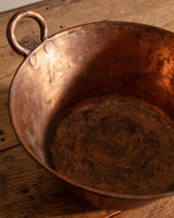 19th Century Heavy Copper Kettle Pot w/ Handles - Lone Fox