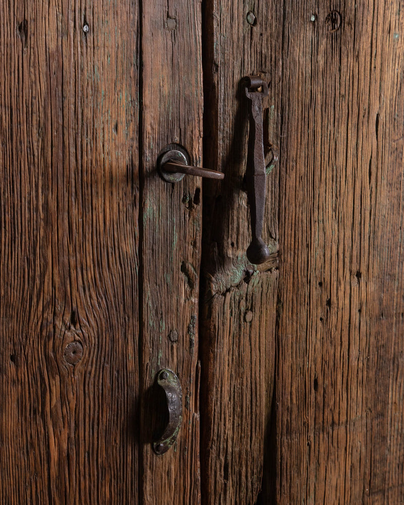 19th Century Indonesian Door Armoire - Lone Fox