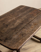 19th Century Italian Farmhouse Plank Top Dining Table - Lone Fox