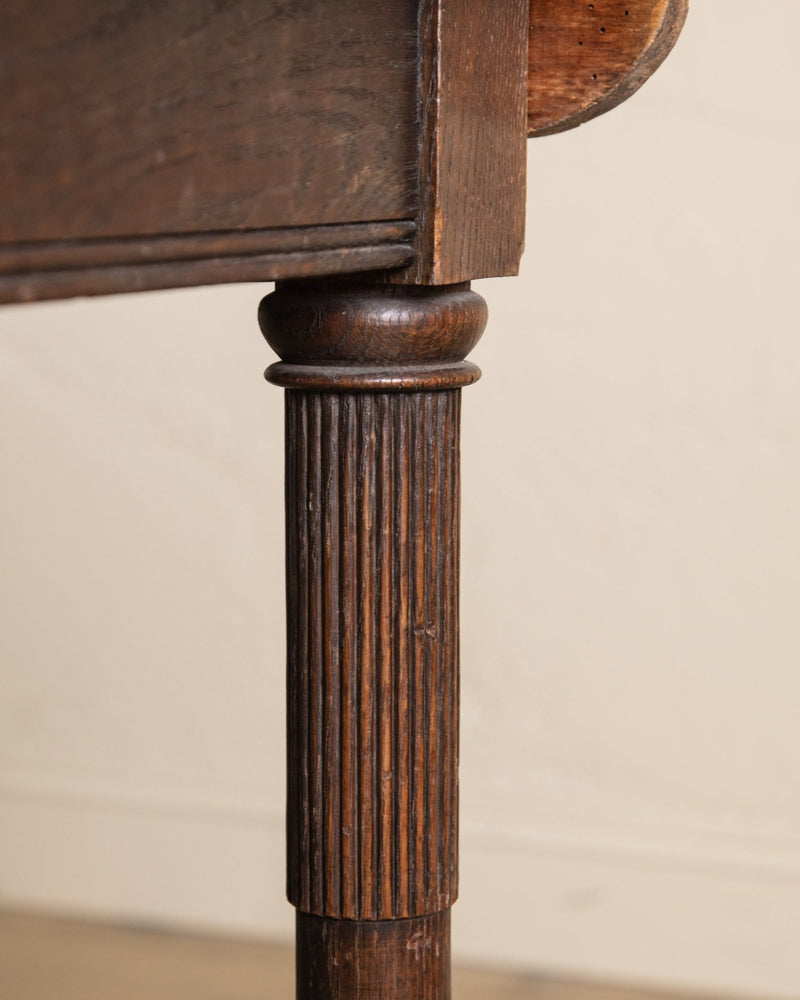 19th Century Italian Farmhouse Plank Top Dining Table - Lone Fox