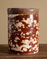 19th Century Marbleized Terracotta Storage Jar 1, Grottaglie, Italy - Lone Fox