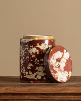 19th Century Marbleized Terracotta Storage Jar 1, Grottaglie, Italy - Lone Fox