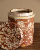 19th Century Marbleized Terracotta Storage Jar 2, Grottaglie, Italy - Lone Fox