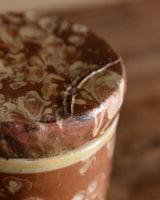 19th Century Marbleized Terracotta Storage Jar 2, Grottaglie, Italy - Lone Fox