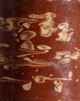 19th Century Marbleized Terracotta Storage Jar 3, Grottaglie, Italy - Lone Fox