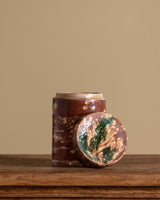 19th Century Marbleized Terracotta Storage Jar 3, Grottaglie, Italy - Lone Fox