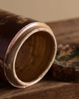 19th Century Marbleized Terracotta Storage Jar 3, Grottaglie, Italy - Lone Fox