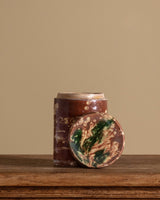 19th Century Marbleized Terracotta Storage Jar 3, Grottaglie, Italy - Lone Fox