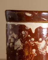19th Century Marbleized Terracotta Storage Jar 4, Grottaglie, Italy - Lone Fox