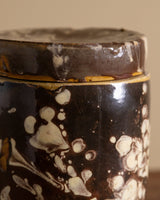 19th Century Marbleized Terracotta Storage Jar 5, Grottaglie, Italy - Lone Fox