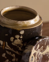 19th Century Marbleized Terracotta Storage Jar 5, Grottaglie, Italy - Lone Fox