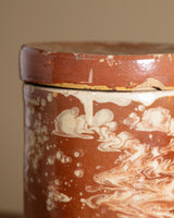 19th Century Marbleized Terracotta Storage Jar 6, Grottaglie, Italy - Lone Fox
