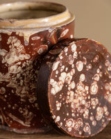 19th Century Marbleized Terracotta Storage Jar 8, Grottaglie, Italy - Lone Fox