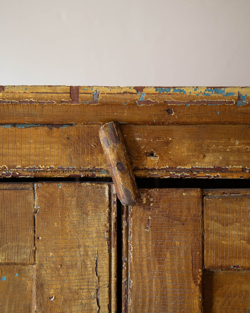 19th Century Painted Housekeepers Cabinet - Lone Fox